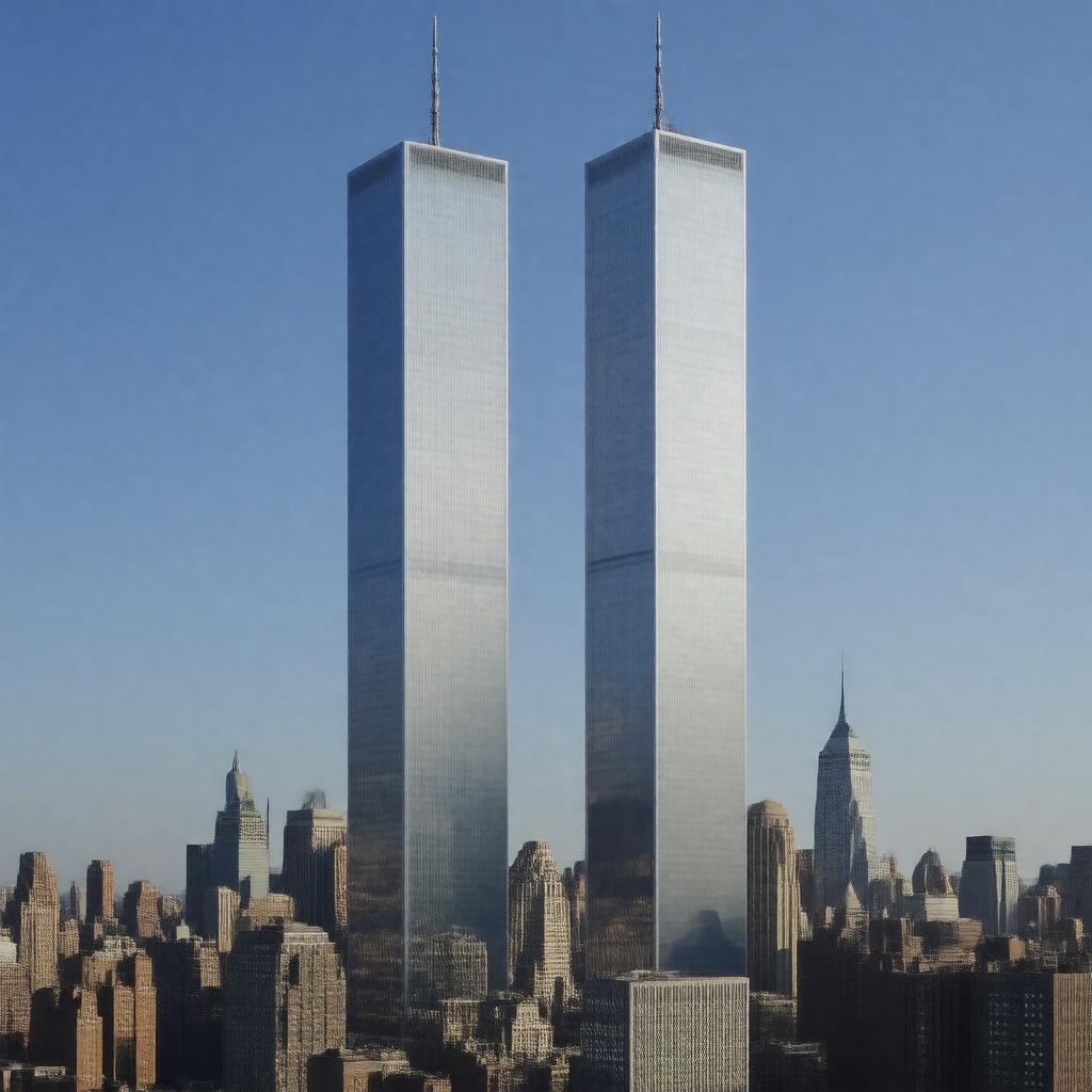 AI-created image of Twin Towers