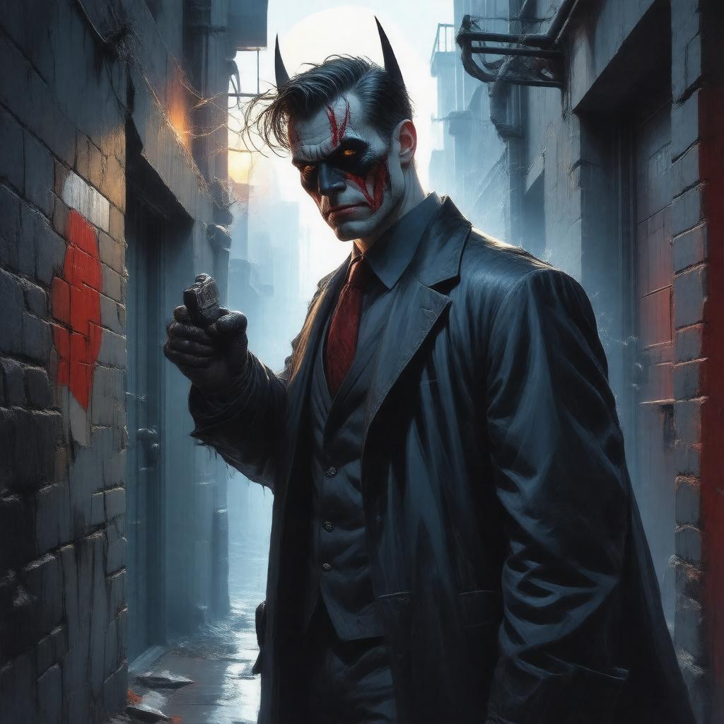 AI-created image of Two-Face