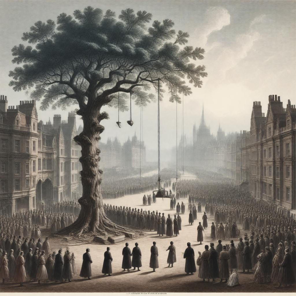 Click to view larger image AI-created image of Tyburn