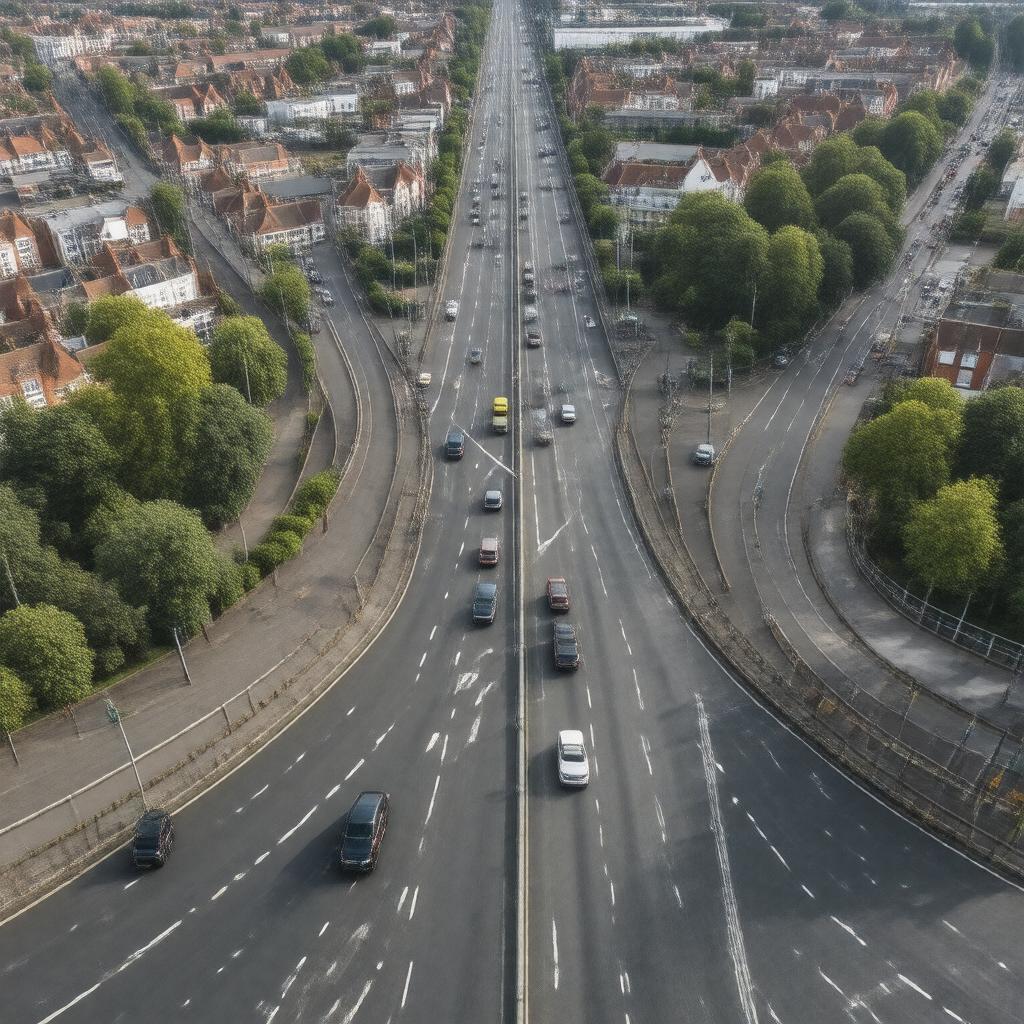 AI-created image of Tyburn Road