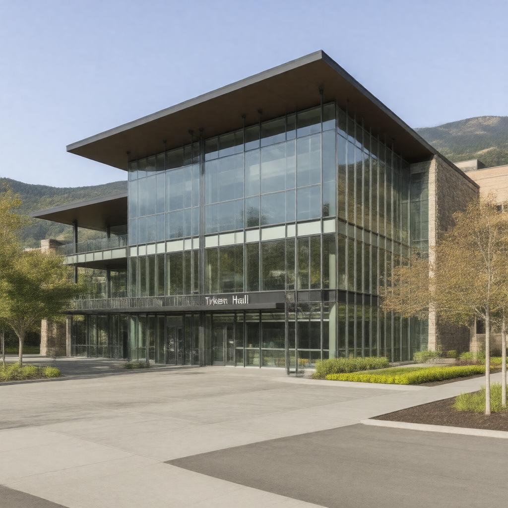 AI-created image of Tykeson Hall
