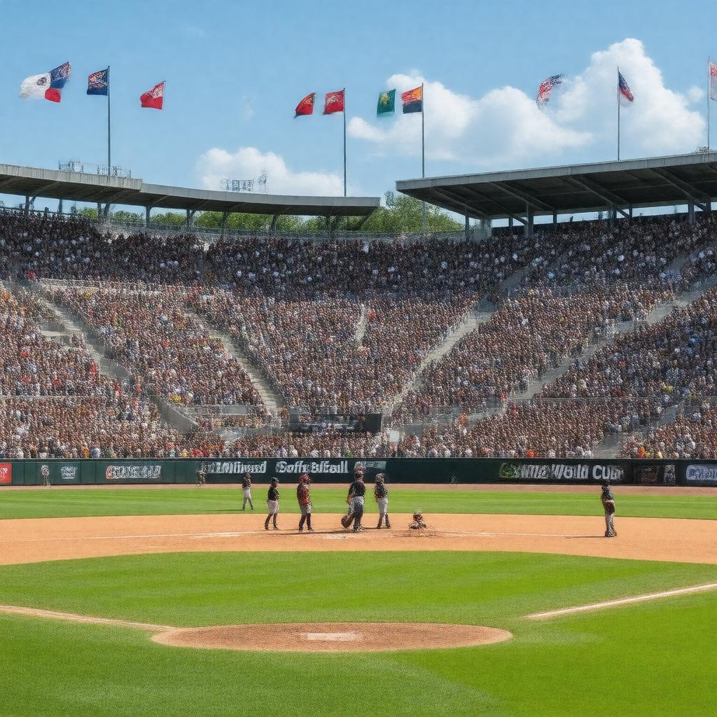 AI-created image of U-12 Mixed Softball World Cup