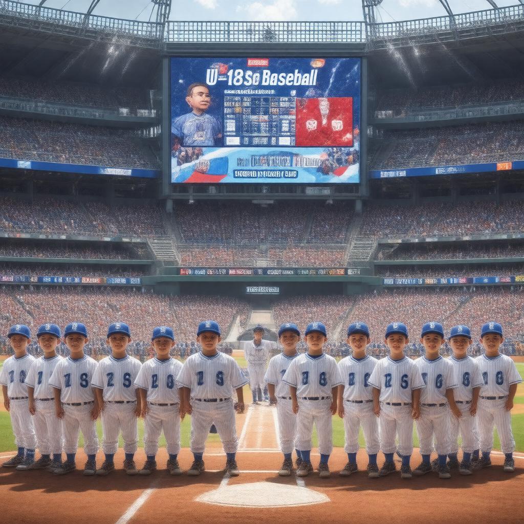 Click to view larger image AI-created image of U-18 Baseball World Cup