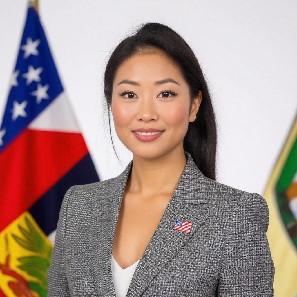 AI-created image of U.S. Ambassador to Belize, 2022