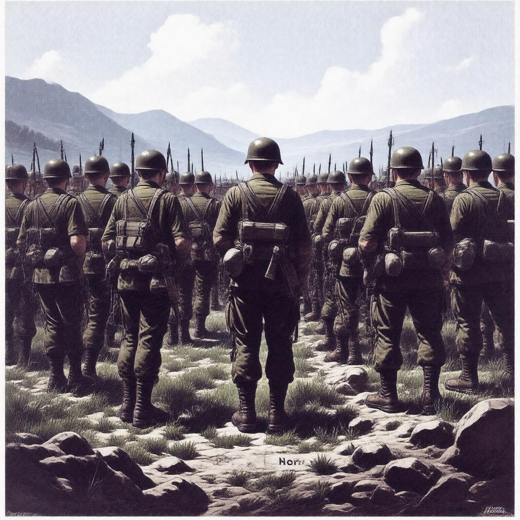 AI-created image of U.S. Army 100th Infantry Battalion