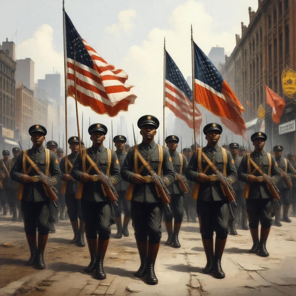 AI-created image of U.S. Army 369th Infantry Regiment
