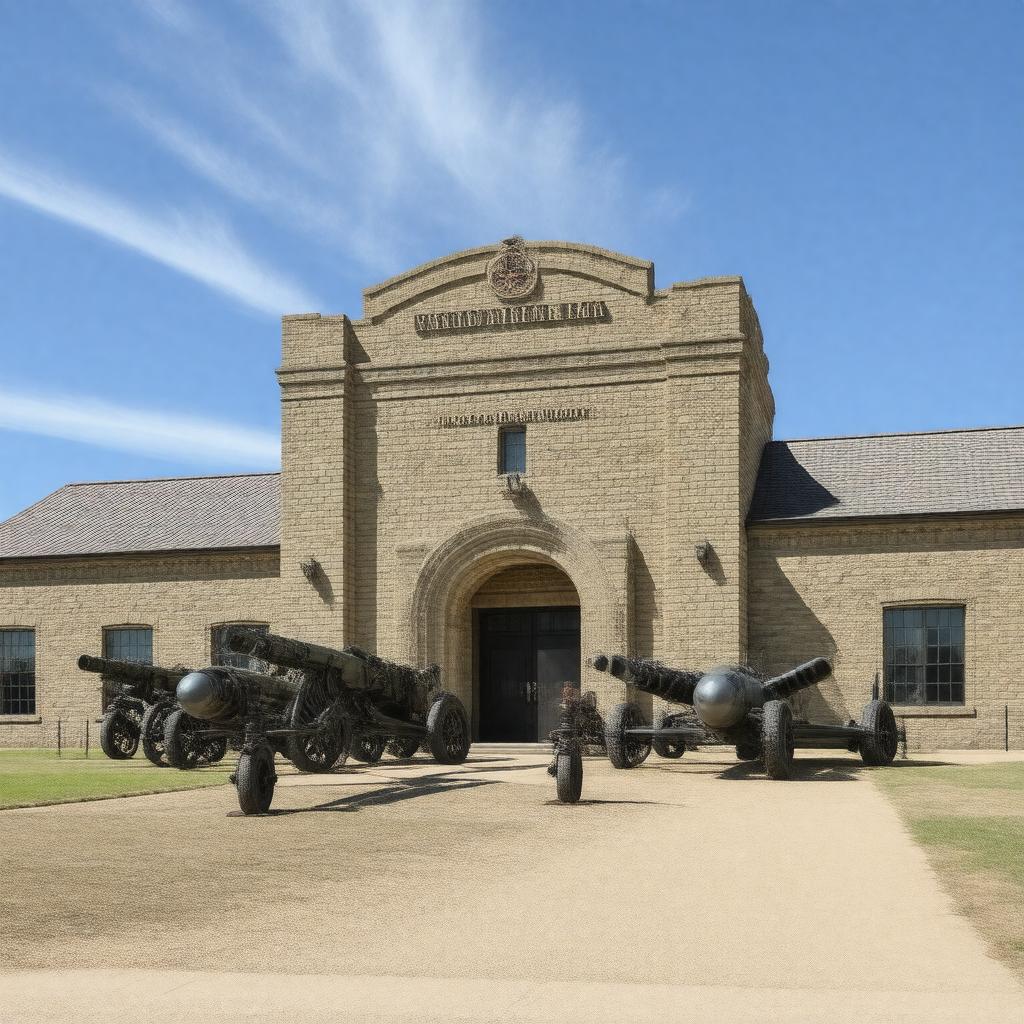 Click to view larger image AI-created image of U.S. Army Field Artillery Museum