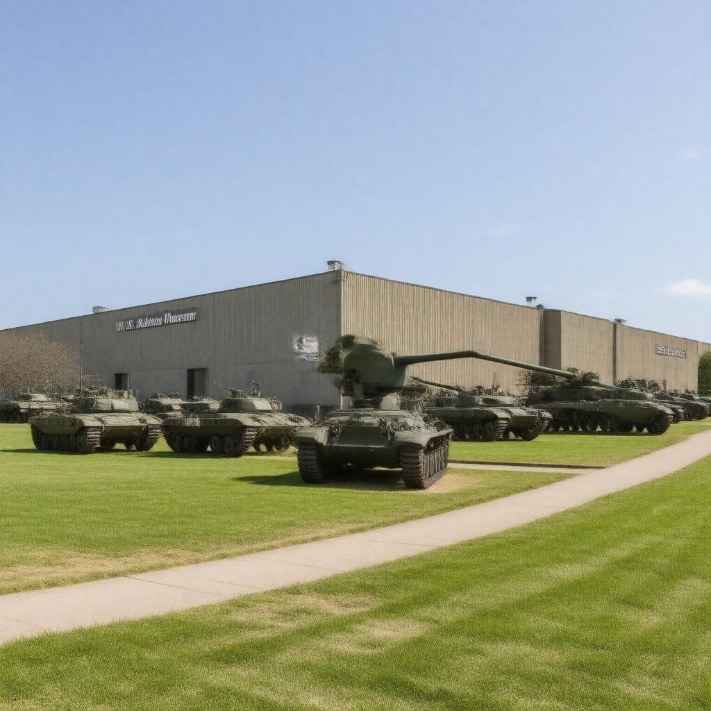 Click to view larger image AI-created image of U.S. Army Ordnance Museum