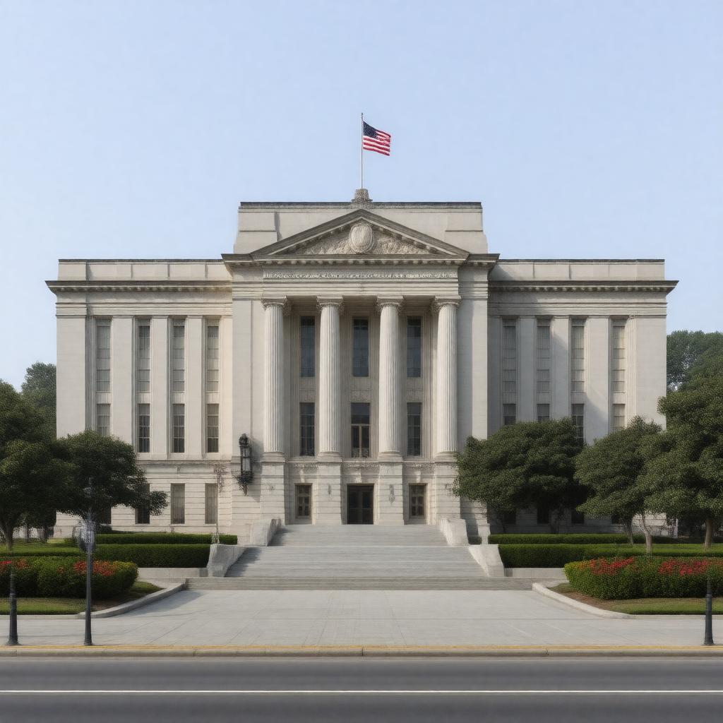 AI-created image of U.S. Bureau of Diplomatic Security headquarters