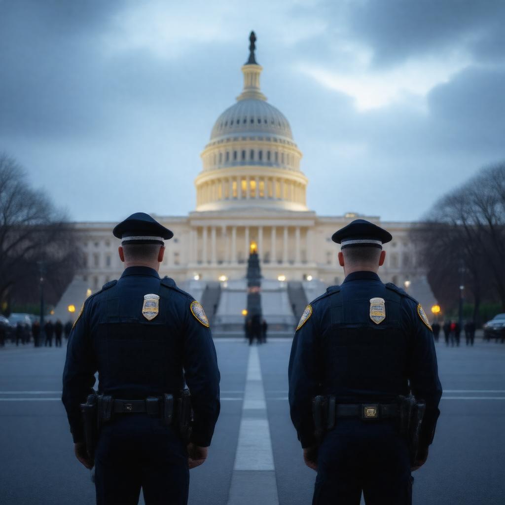 AI-created image of U.S. Capitol Police