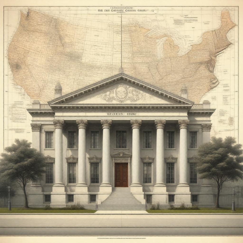 AI-created image of U.S. Circuit Courts