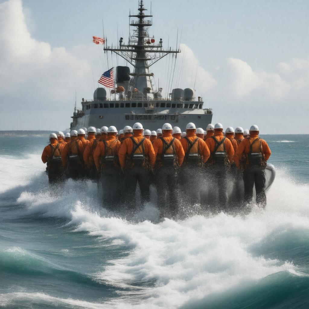 Click to view larger image AI-created image of U.S. Coast Guard