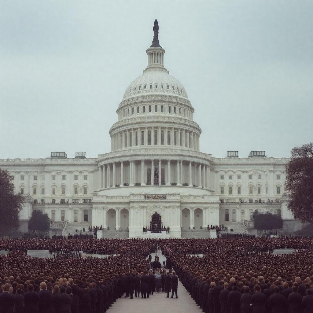 AI-created image of U.S. Congress, 1961