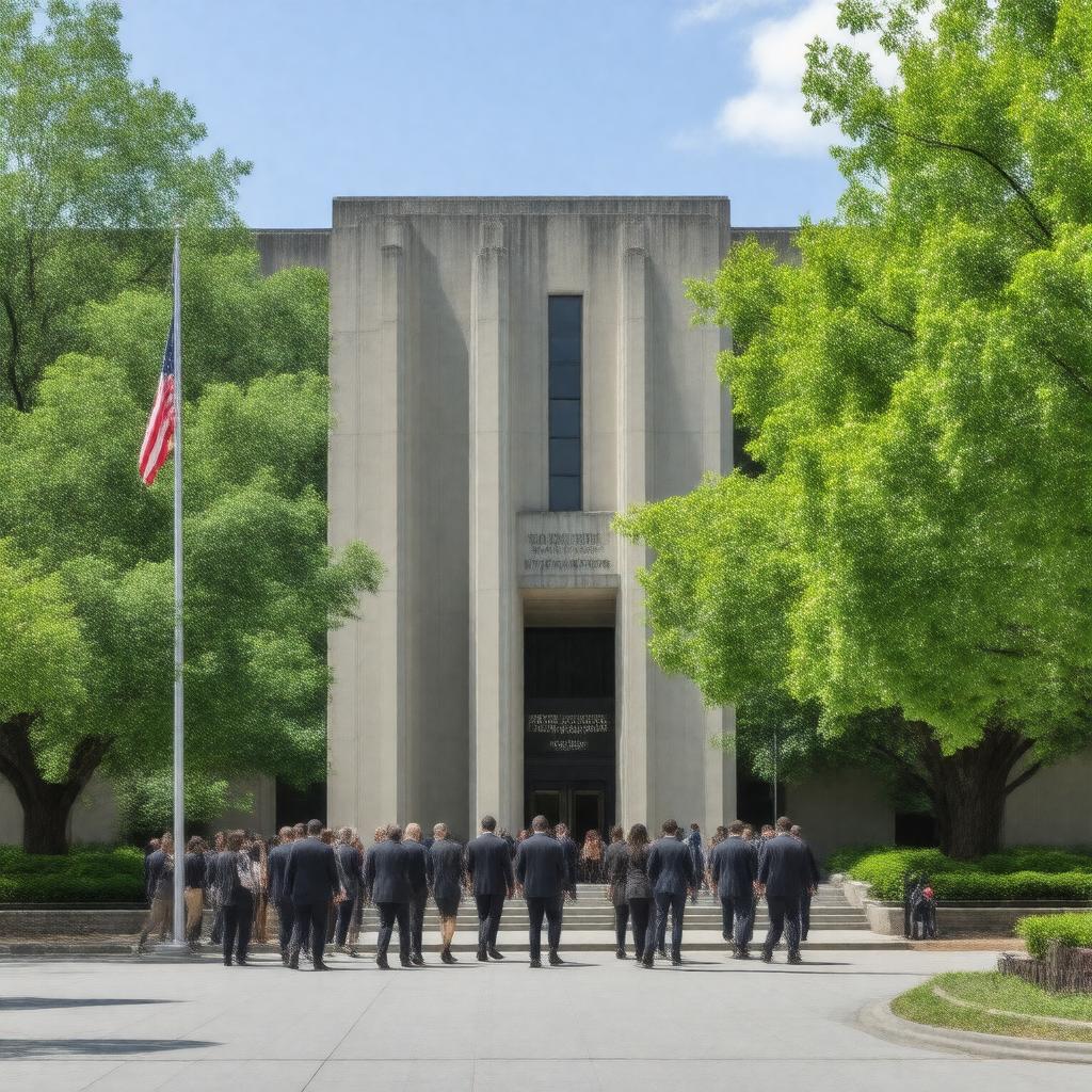 Click to view larger image AI-created image of U.S. Foreign Service Institute