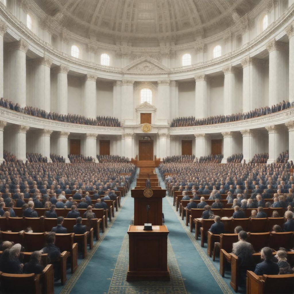AI-created image of U.S. House of Representatives