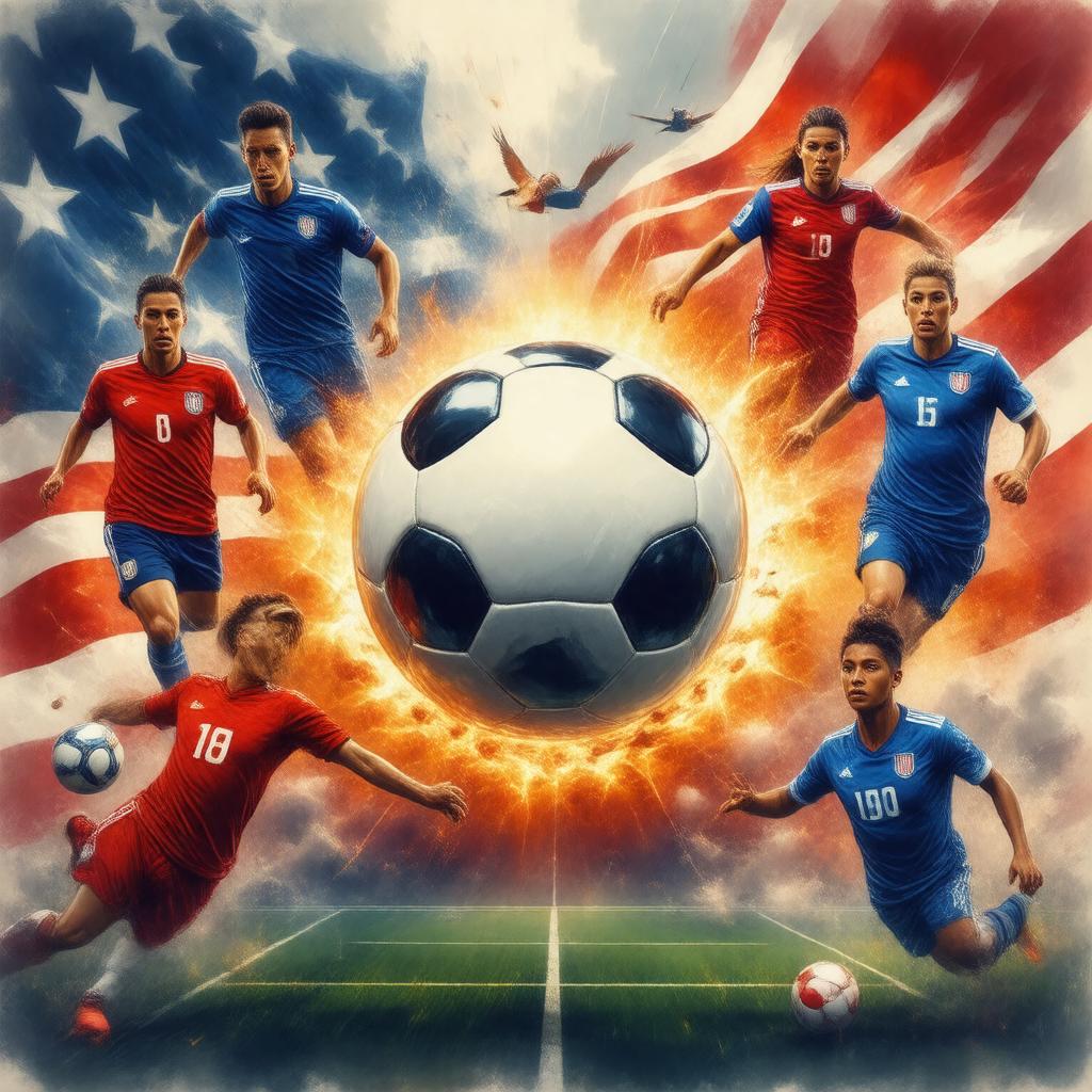 AI-created image of U.S. National Soccer Teams