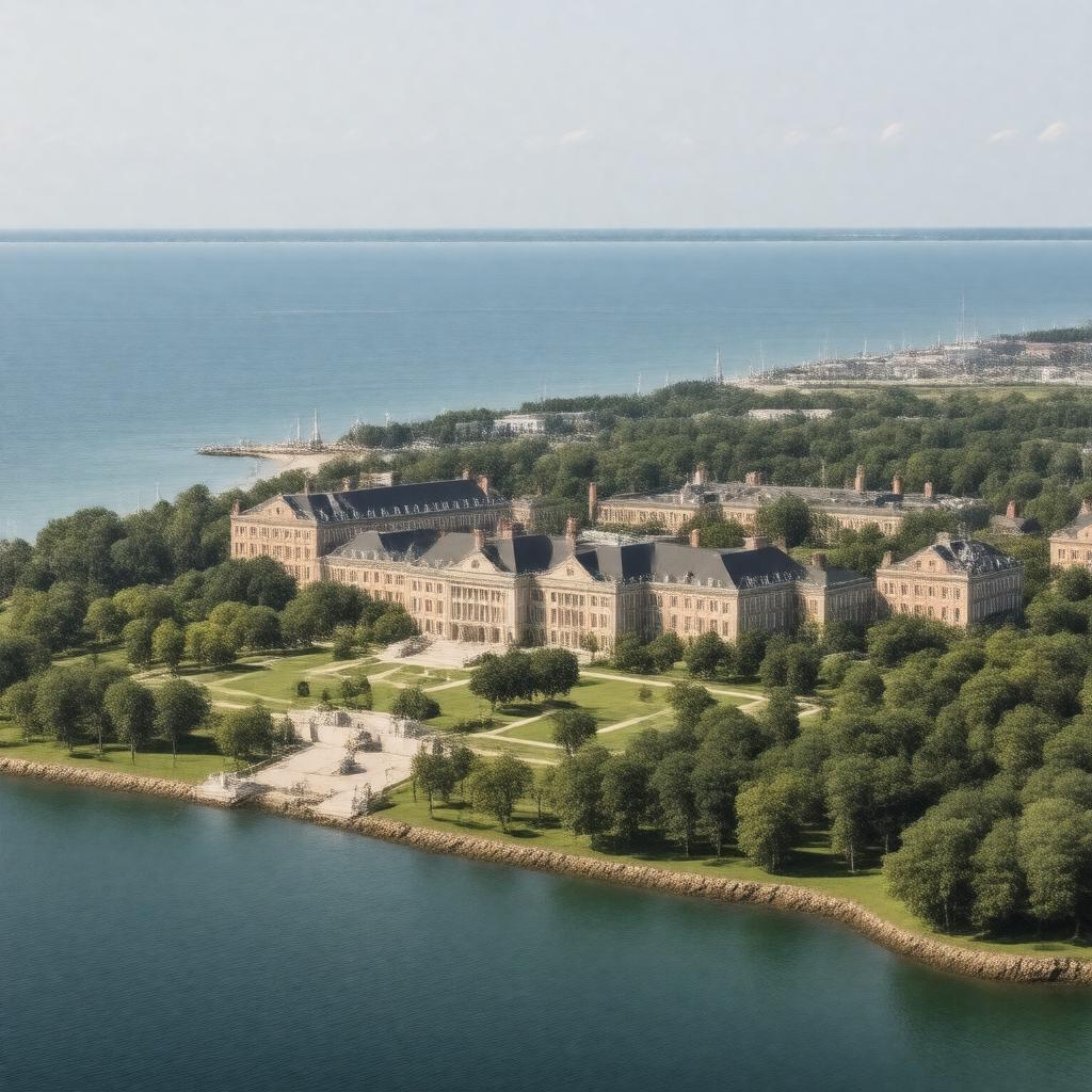 AI-created image of U.S. Naval War College