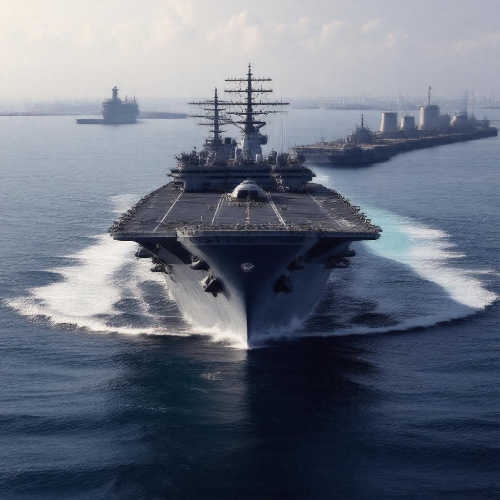 AI-created image of U.S. Navy nuclear program