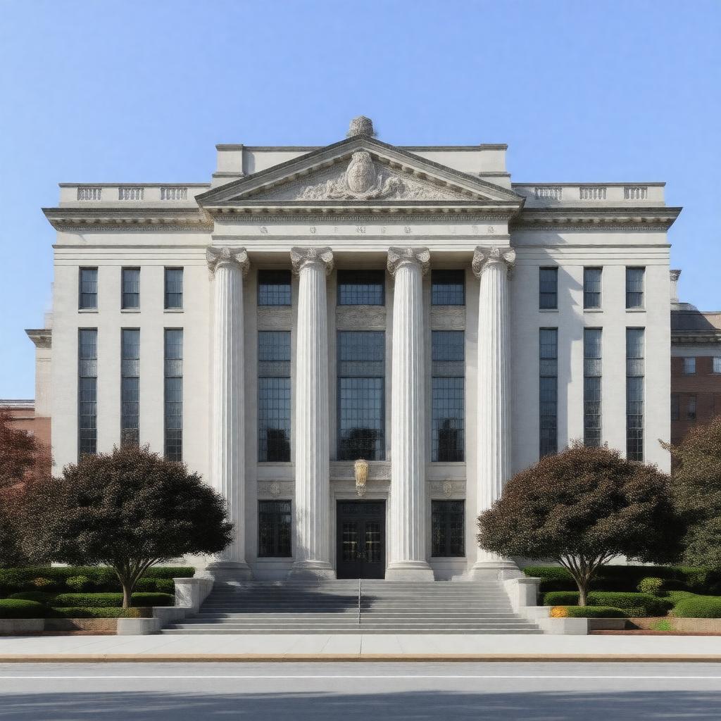 Click to view larger image AI-created image of U.S. Patent and Trademark Office