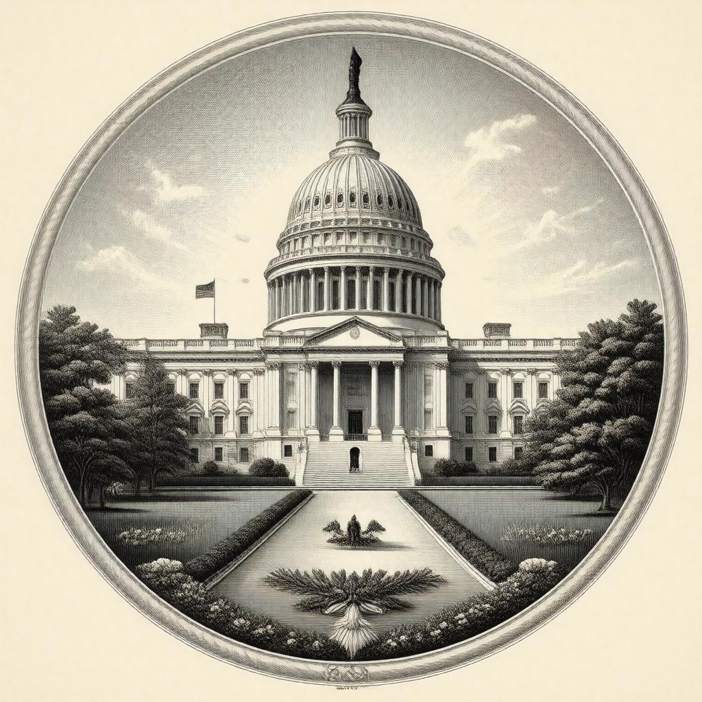 AI-created image of U.S. Representative from Delaware, 1953