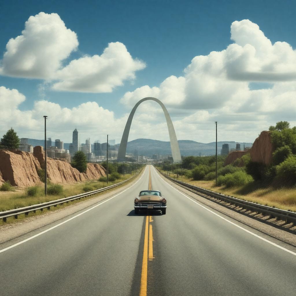 AI-created image of U.S. Route 40