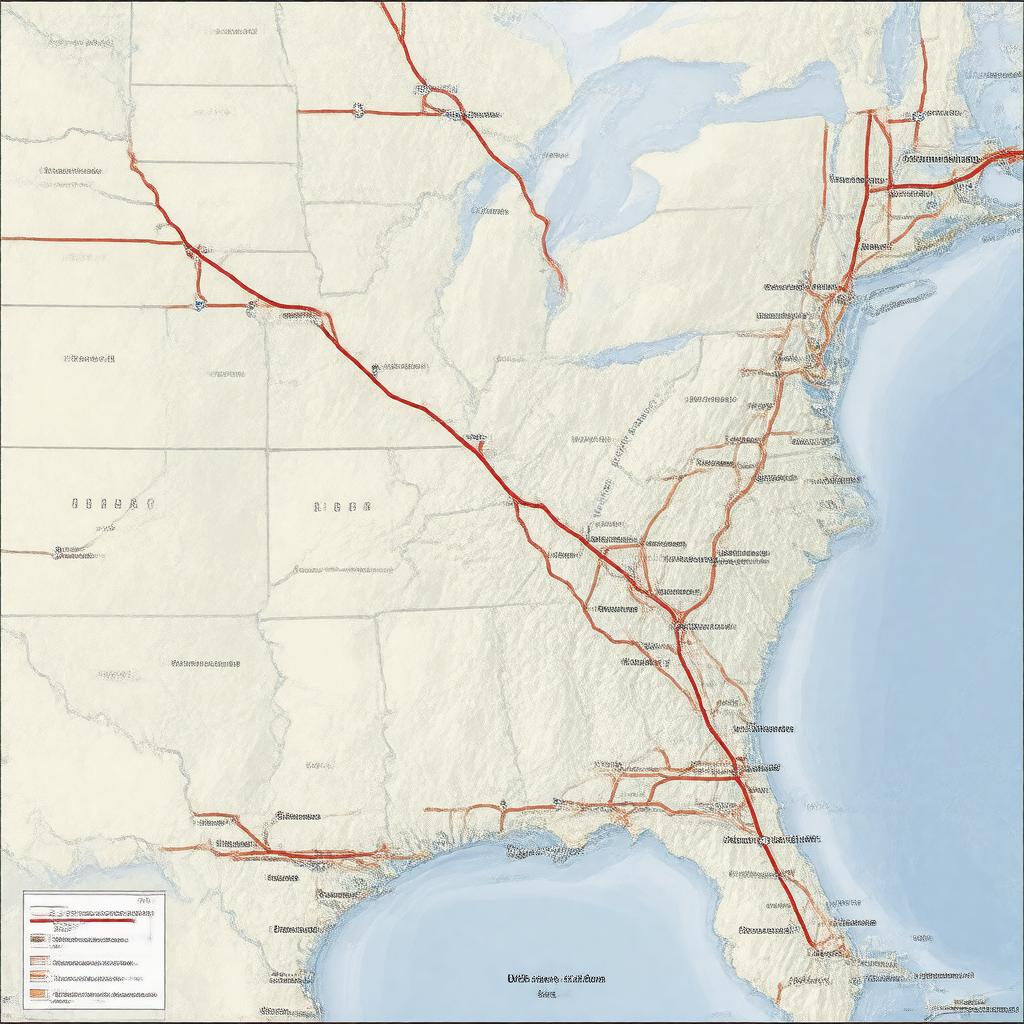AI-created image of U.S. Route 63