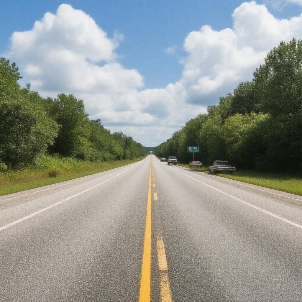 AI-created image of U.S. Route 67