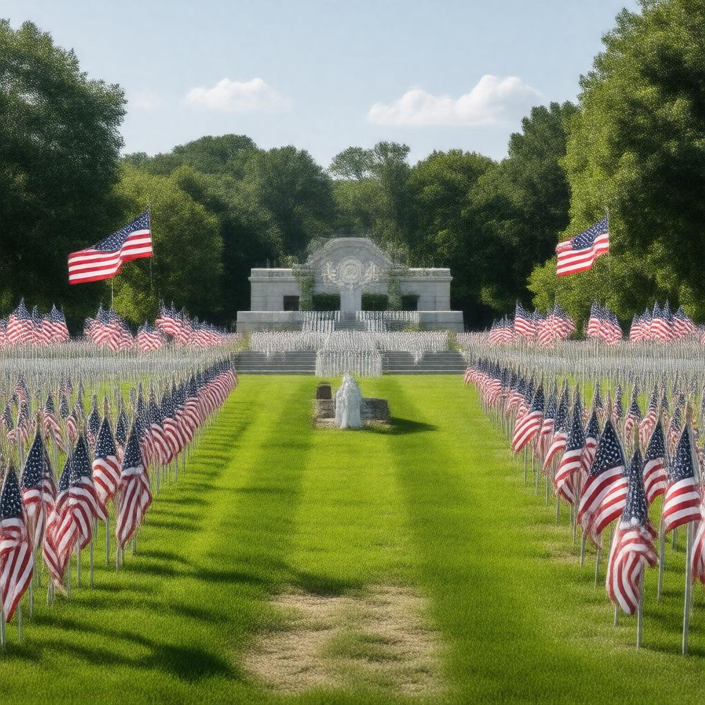 AI-created image of U.S. United States Veterans Affairs National Cemetery Administration