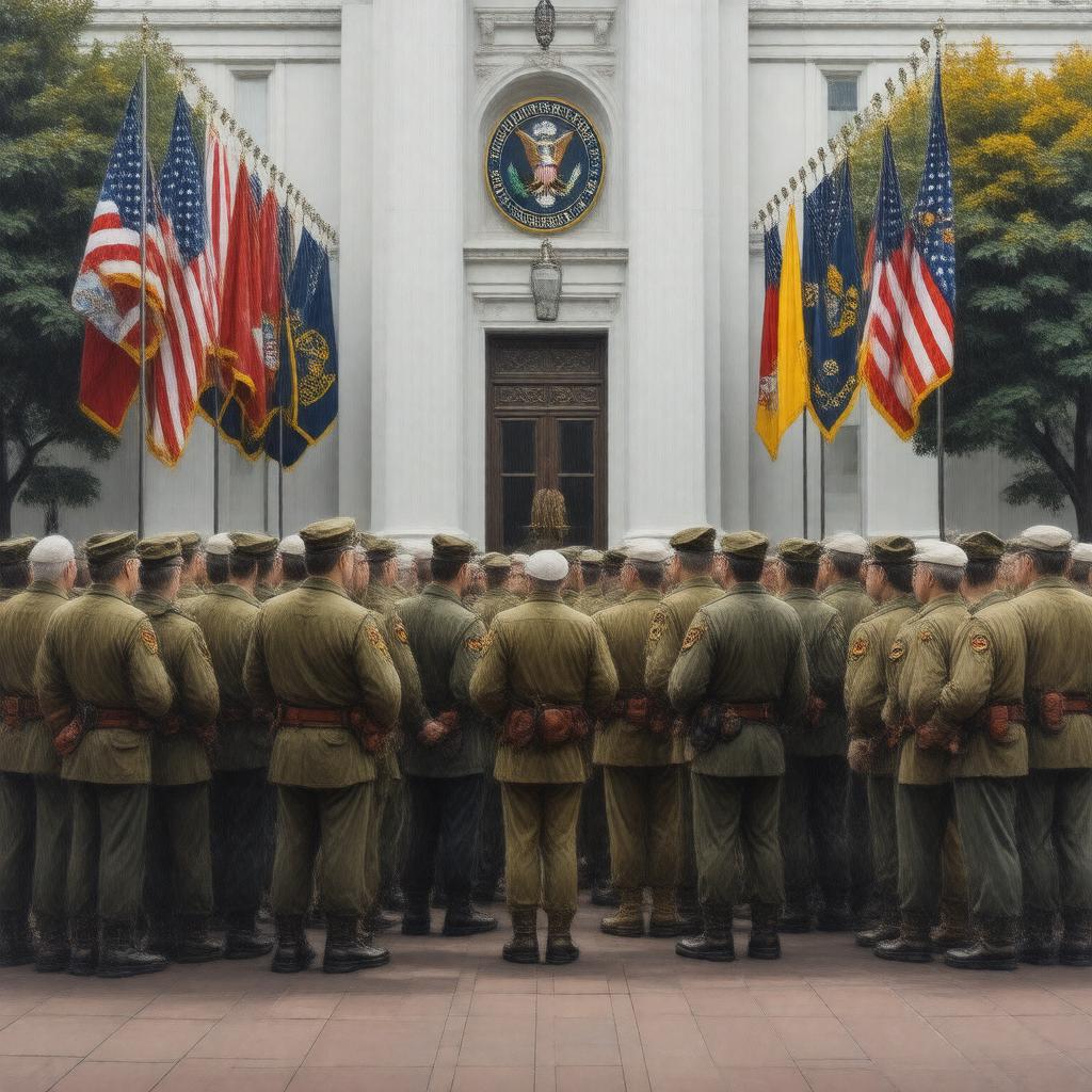 AI-created image of U.S. United States Veterans Affairs Veterans Service Organizations (historical)