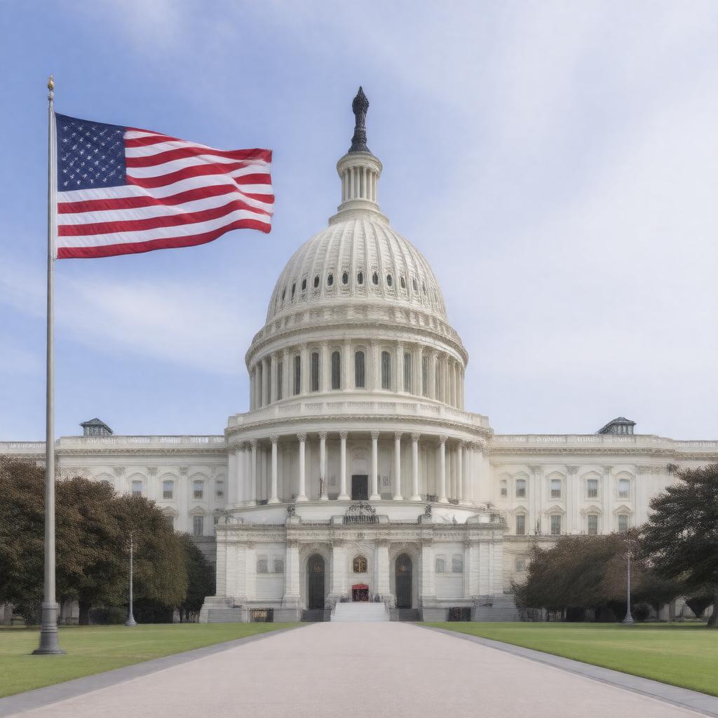 AI-created image of U.S. federal government