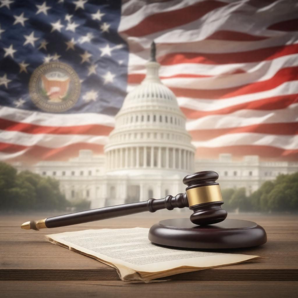 AI-created image of U.S. federal law