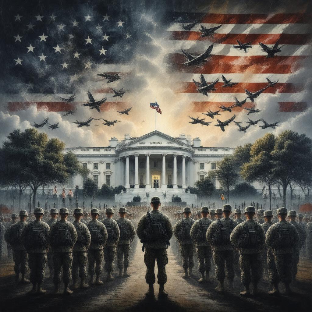 AI-created image of U.S. military