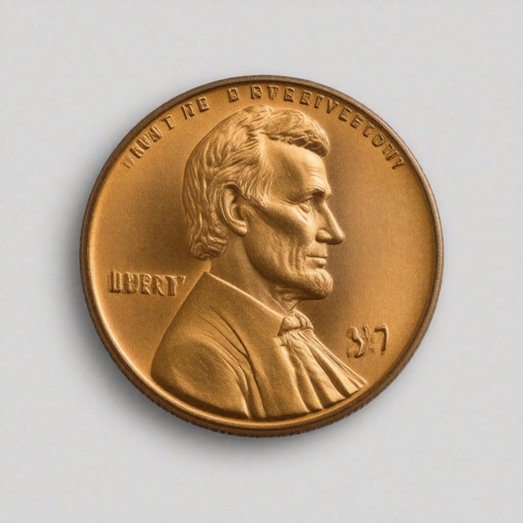 AI-created image of U.S. penny