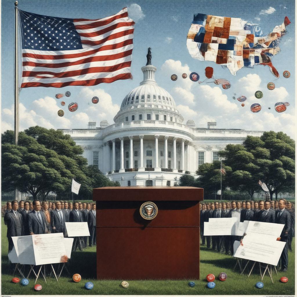AI-created image of U.S. presidential election