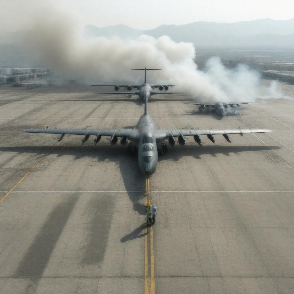 AI-created image of U.S. withdrawal from Afghanistan