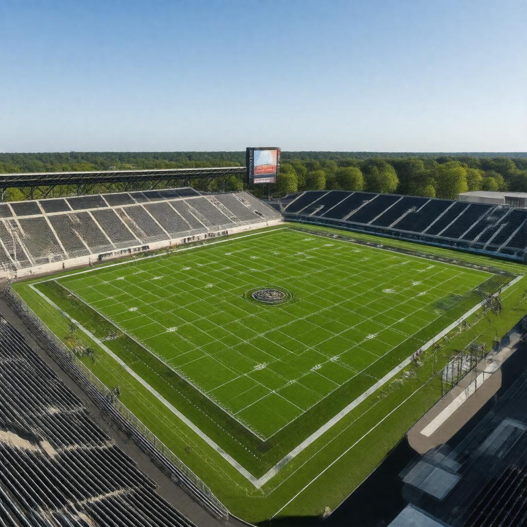 AI-created image of UB Stadium