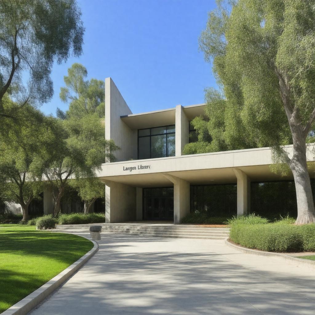 AI-created image of UCI Libraries