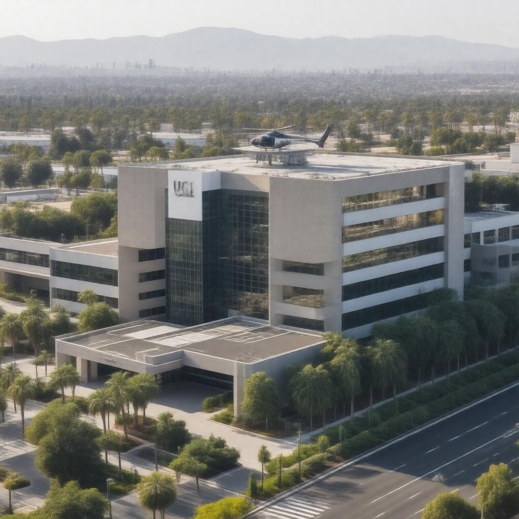 AI-created image of UCI Medical Center