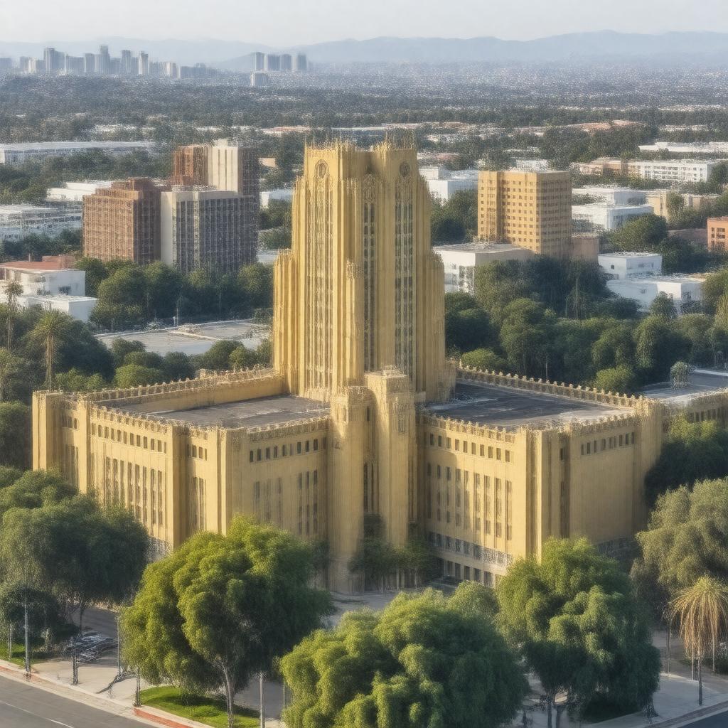 AI-created image of UCLA Anderson School of Management