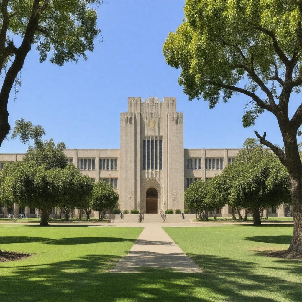 AI-created image of UCLA Henry Samueli School of Engineering and Applied Science