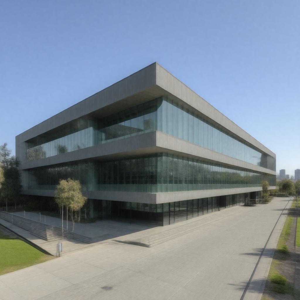 AI-created image of UCLA Luskin School of Public Affairs