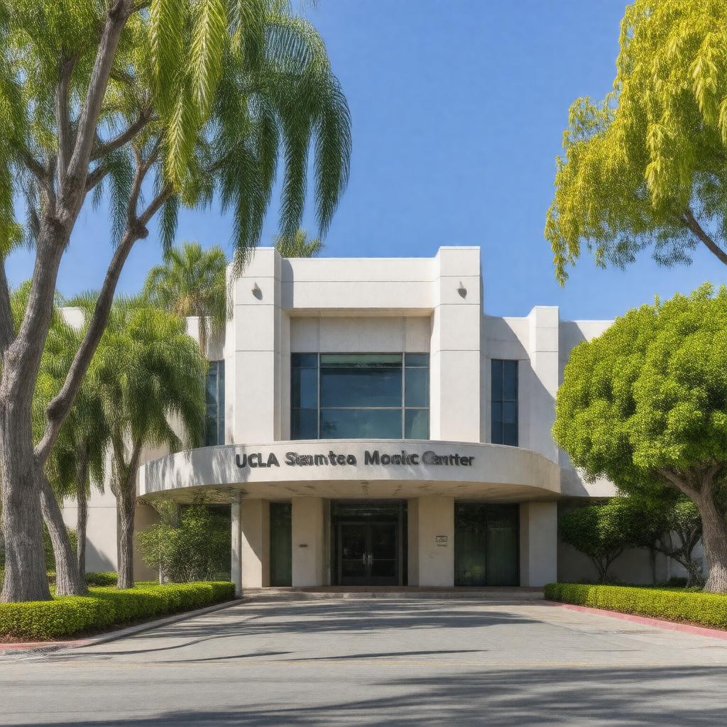 Click to view larger image AI-created image of UCLA Santa Monica Medical Center