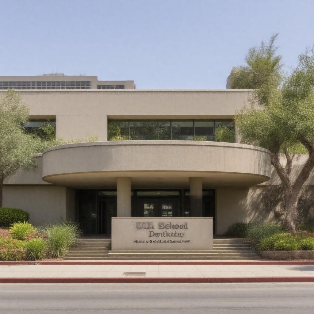 Click to view larger image AI-created image of UCLA School of Dentistry