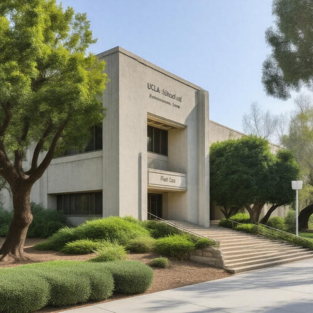 AI-created image of UCLA School of Law