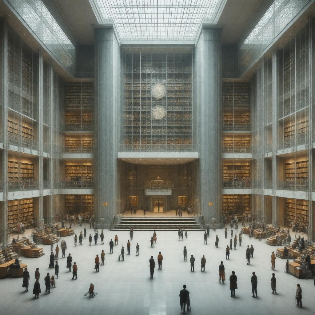 AI-created image of UC Berkeley Libraries