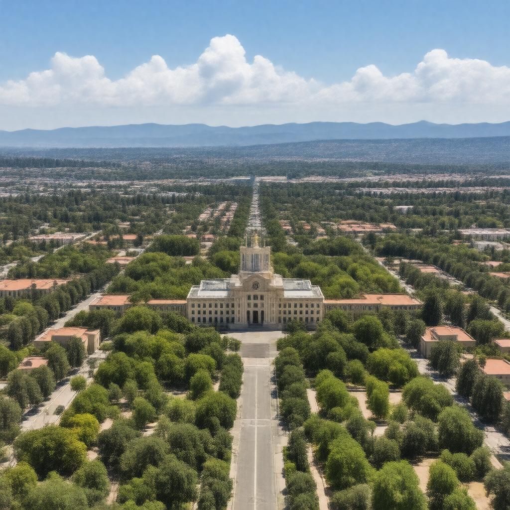 AI-created image of UC Davis