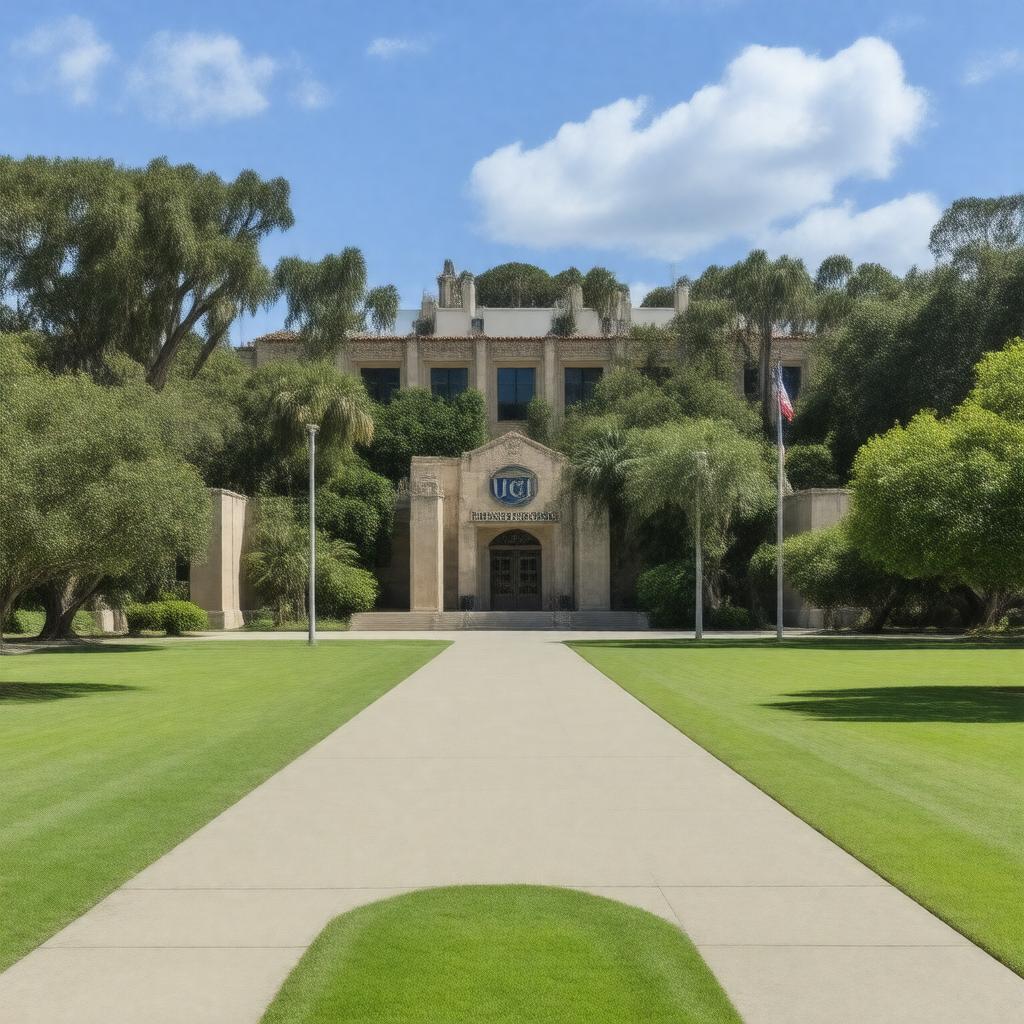 AI-created image of UC Irvine