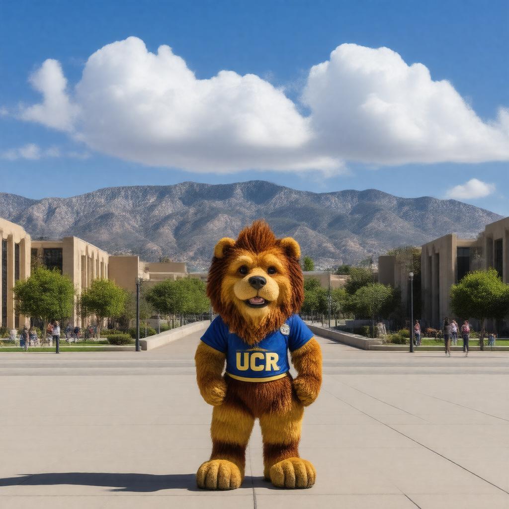 AI-created image of UC Riverside