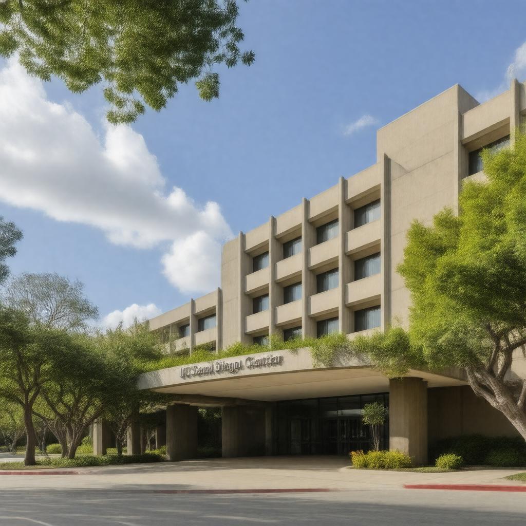 AI-created image of UC San Diego Medical Center