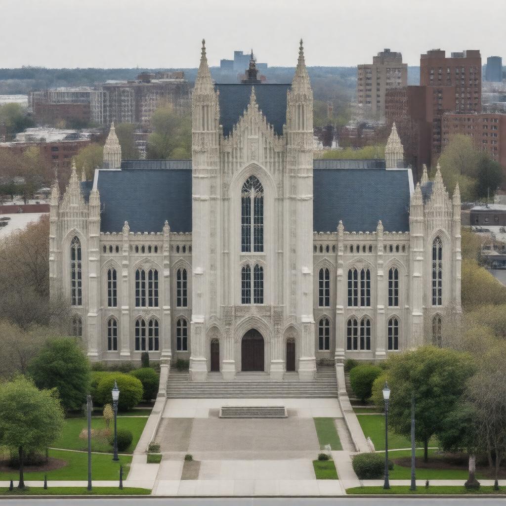 AI-created image of UConn School of Law